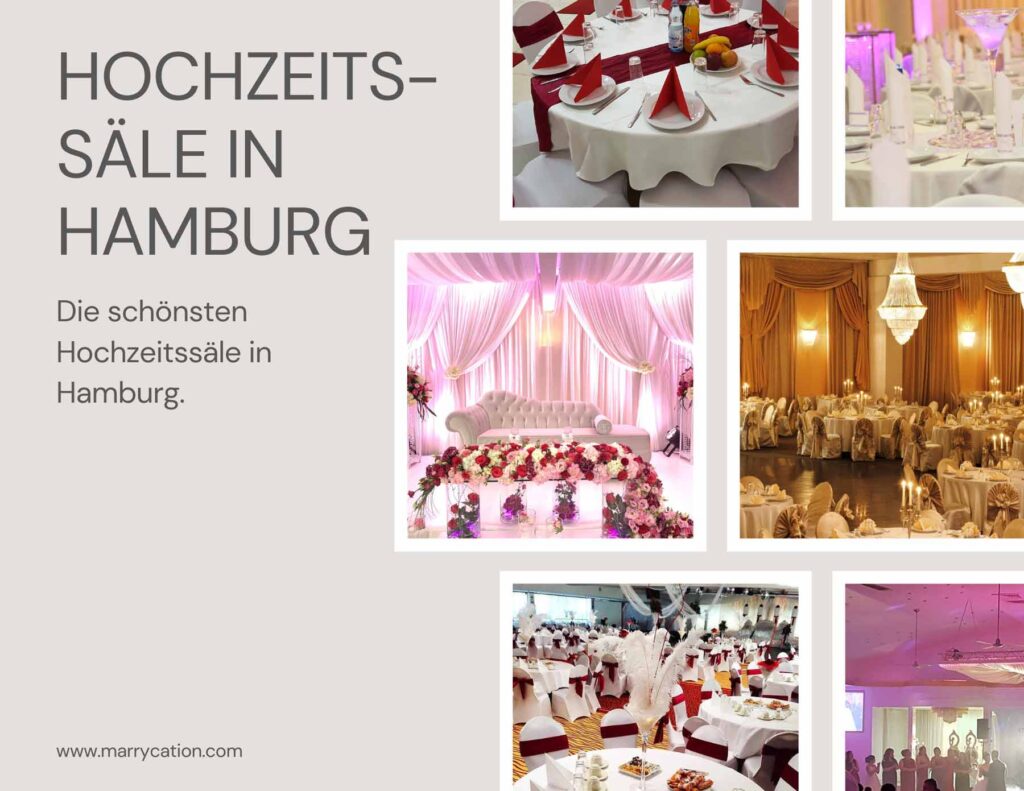 Hochzeitssaal in Hamburg Übersicht