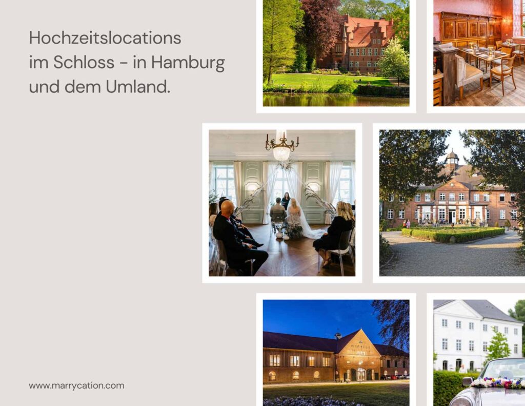 Hochzeitslocations in Hamburg und dem Umland im Schloss