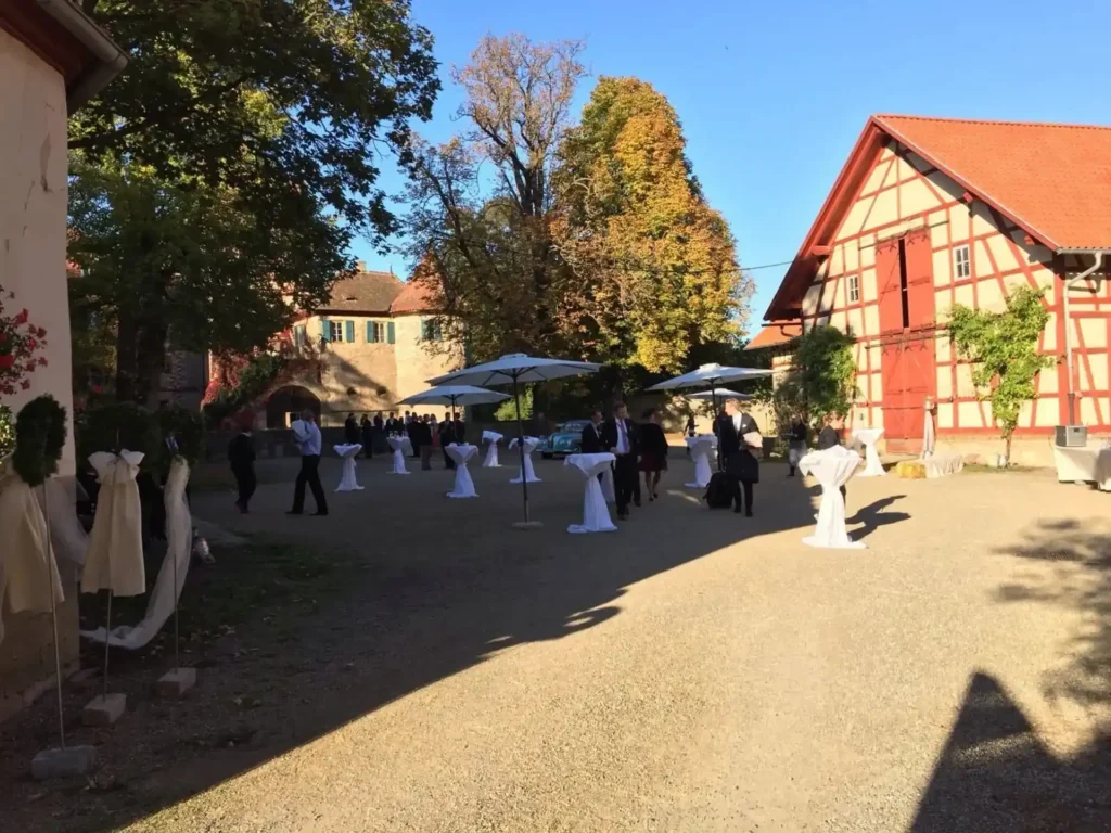 Hochzeitslocation in Unsleben Wasserschloss Unsleben